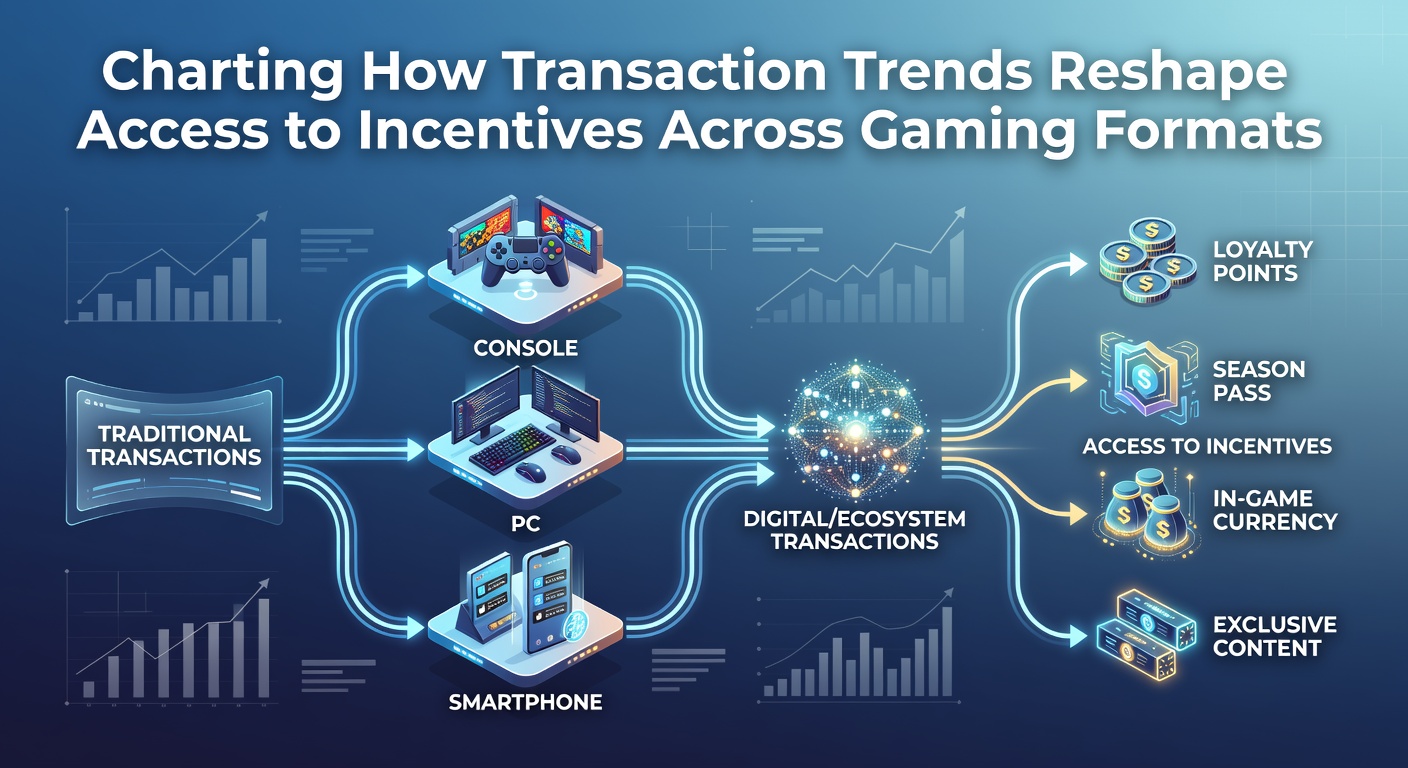 Chart showing transaction trends and incentive access across casinos, sportsbooks, poker, and bingo platforms