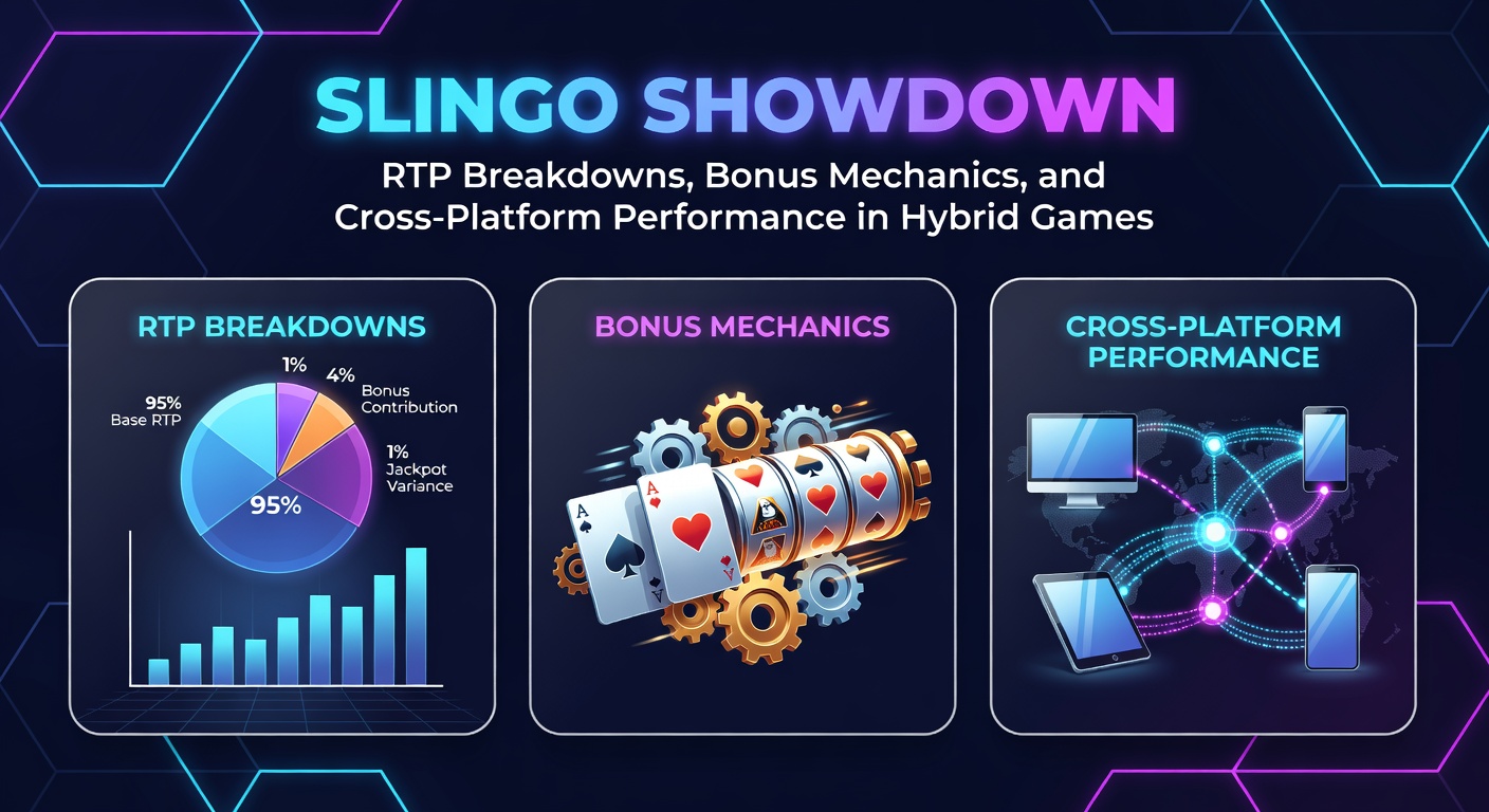 Vibrant Slingo Showdown gameplay screen blending spinning reels with a dynamic bingo card and showdown tournament leaderboard