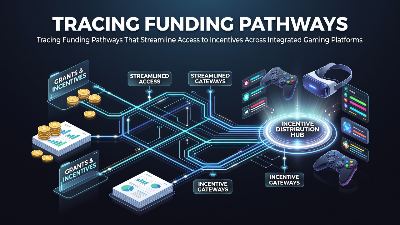Diagram showing funding pathways connecting deposits to incentives on integrated gaming platforms